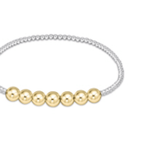 Mixed Metal Classic Beaded Bliss Bracelet - Gaines Jewelers
