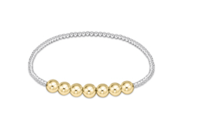 Mixed Metal Classic Beaded Bliss Bracelet - Gaines Jewelers