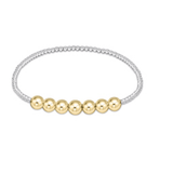 Mixed Metal Classic Beaded Bliss Bracelet - Gaines Jewelers