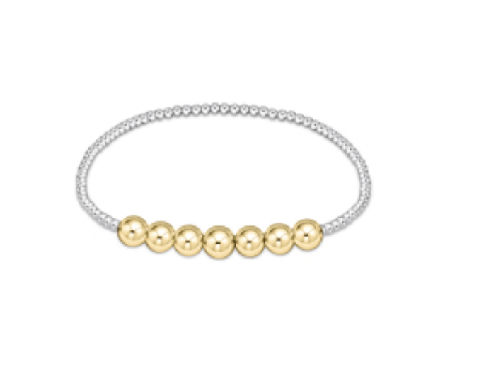 Mixed Metal Classic Beaded Bliss Bracelet - Gaines Jewelers