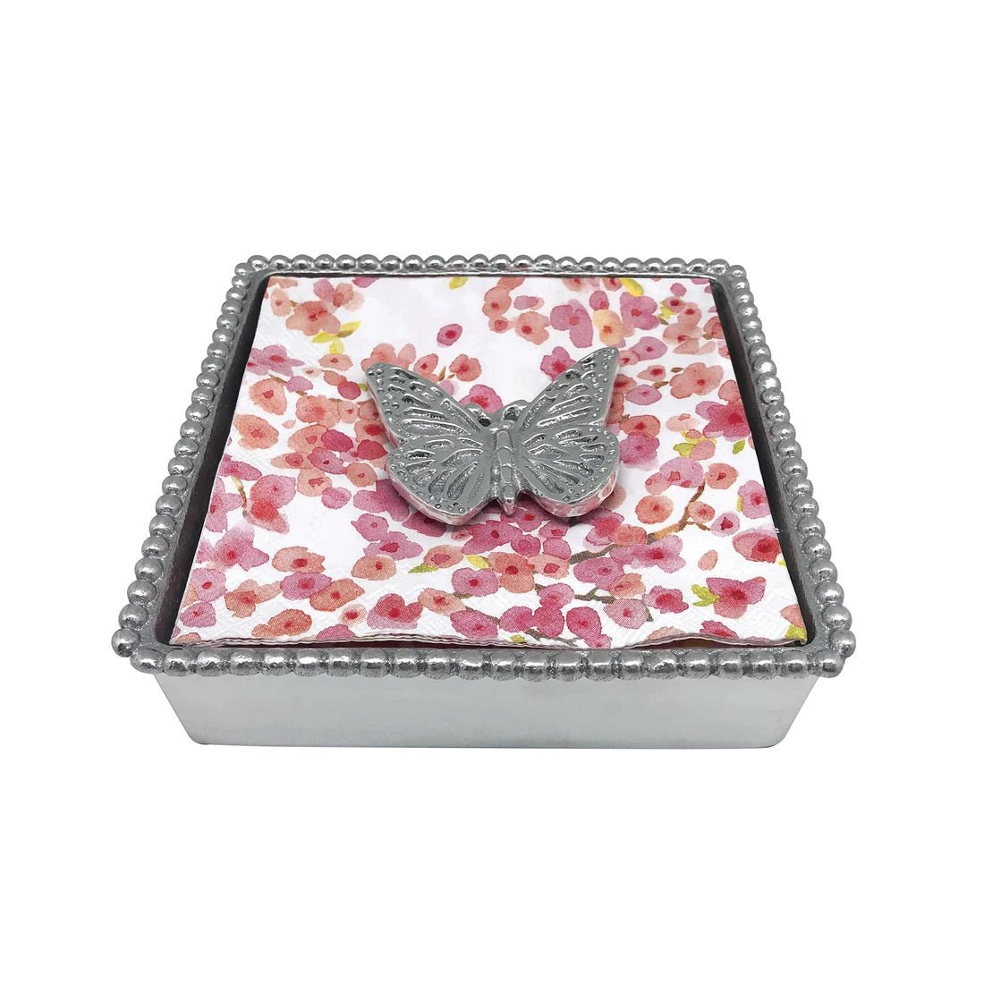 Monarch Butterfly Napkin Box - Gaines Jewelers