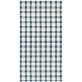Navy Painted Check Guest Napkin - Gaines Jewelers