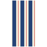 Navy & Red Awning Stripe Guest Napkins - Gaines Jewelers