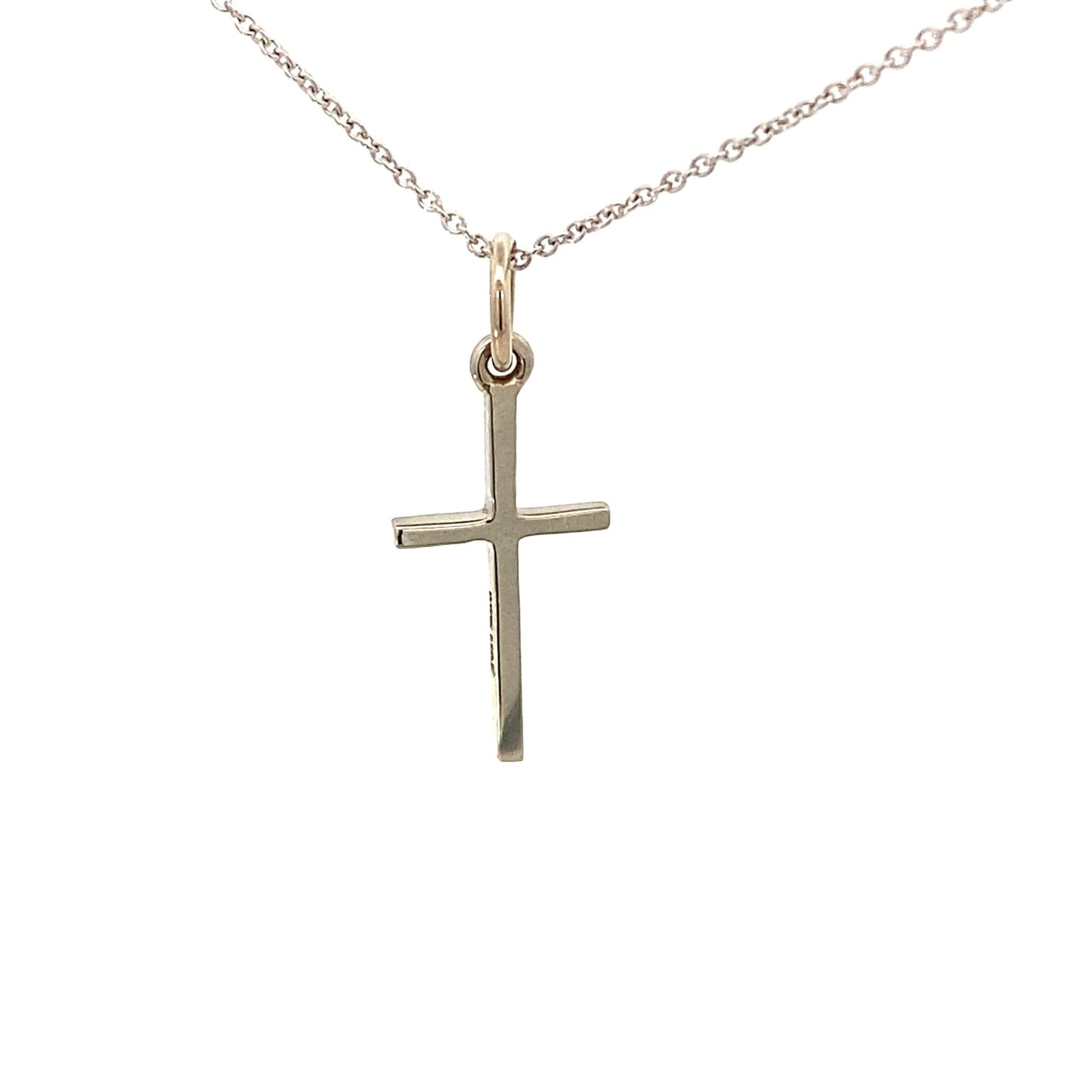 Necklace cross pendant 16" - Gaines Jewelers