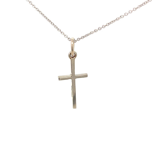 Necklace cross pendant 16" - Gaines Jewelers