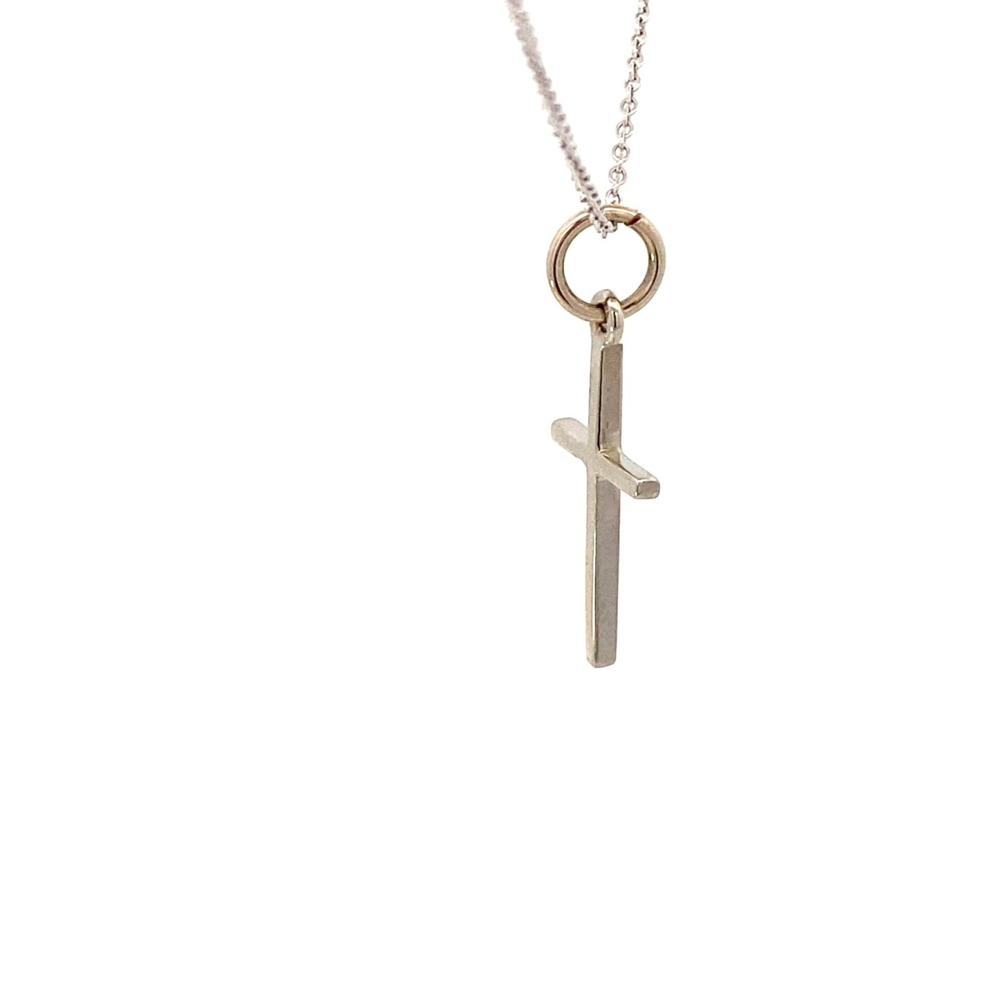 Necklace cross pendant 16" - Gaines Jewelers