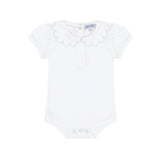 Nella Scallops Short Sleeve Onesie - Gaines Jewelers
