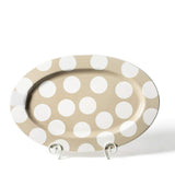Neutral Dot Big Entertaining Oval Platter - Gaines Jewelers