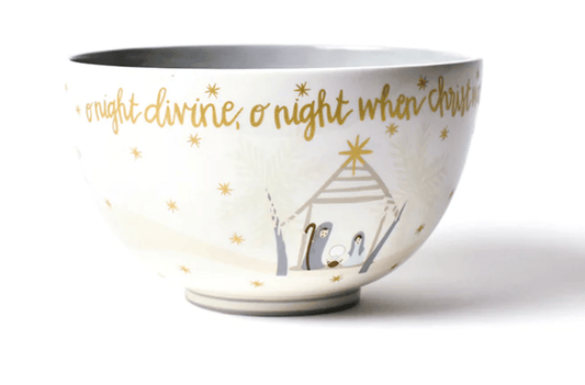 Neutral Nativity 9 Footed Bowl - Gaines Jewelers