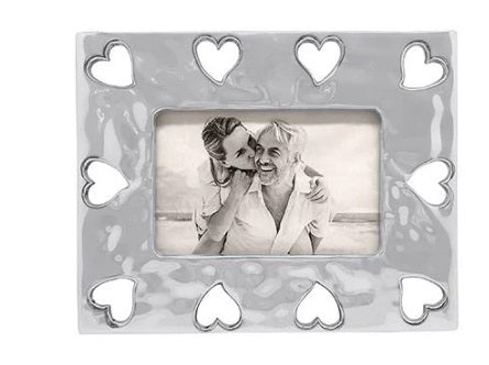 Open Heart Border 4x6 Frame - Gaines Jewelers