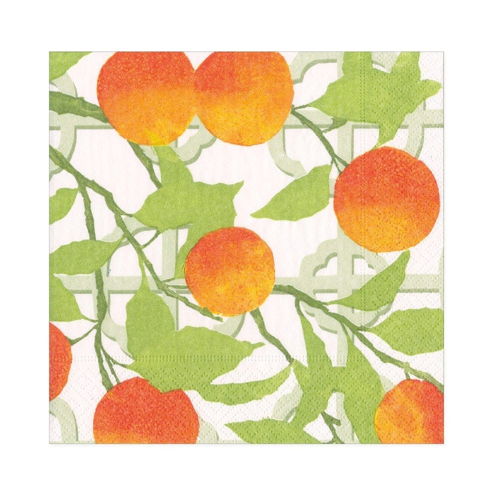 Orange Grove Paper Luncheon Napkins - 20 Per Package - Gaines Jewelers