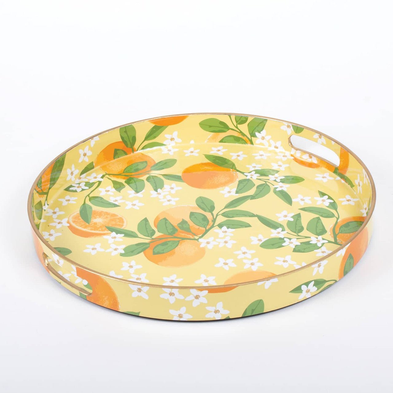 Orange Grove Round Tray - Gaines Jewelers