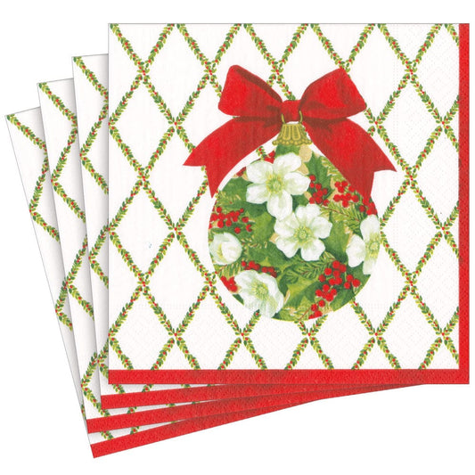 Ornament and Trellis Paper Dinner Napkins - 20 Per Package - Gaines Jewelers