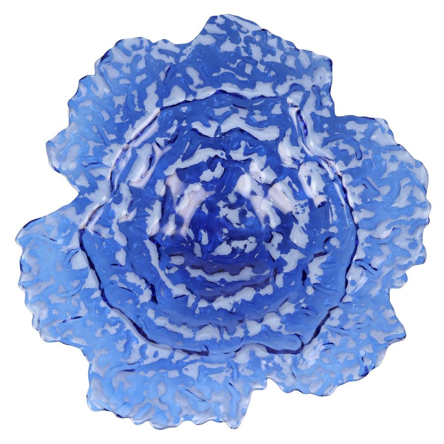 Ostrica Glass Blue Centerpiece - Gaines Jewelers