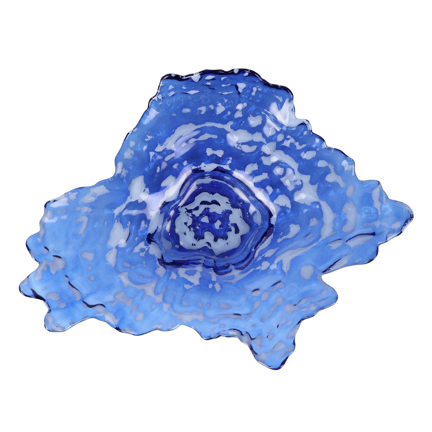 Ostrica Glass Blue Large Platter - Gaines Jewelers
