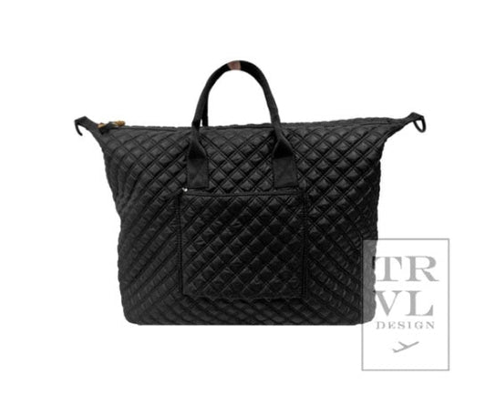 Overpacker Black Quilted Duffel - Gaines Jewelers