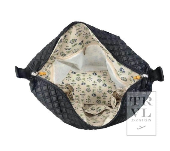 Overpacker Black Quilted Duffel - Gaines Jewelers