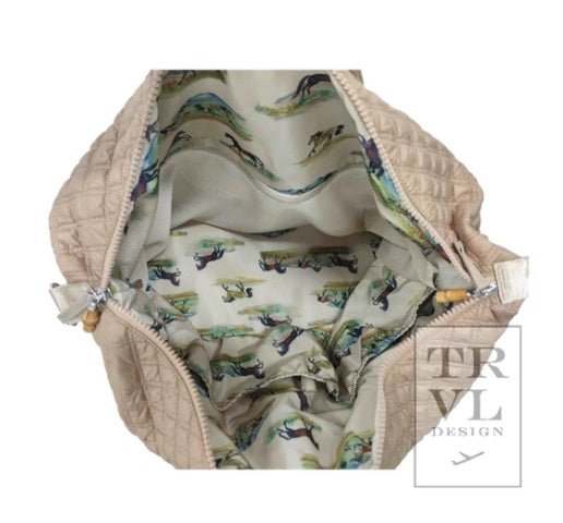 Overpacker Wheat Quilted Duffel - Gaines Jewelers