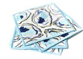 Oyster Print Cocktail Napkins Set of 4 - Gaines Jewelers