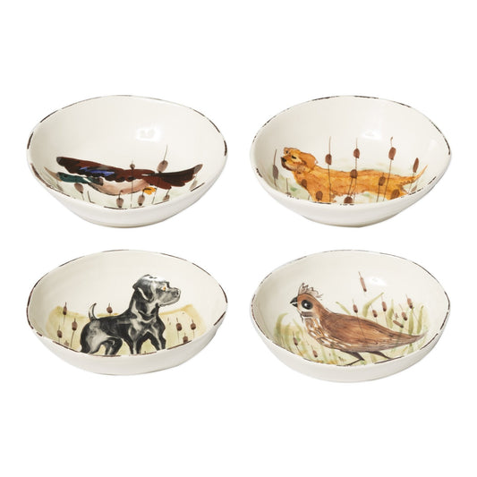 Pasta Wildlife Assorted Pasta Bowls - Set of 4 - Gaines Jewelers