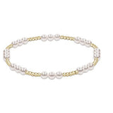 Pearl Classic Joy Pattern 4mm Bead Bracelet - Gaines Jewelers