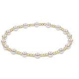 Pearl Classic Sincerity Pattern 4mm Bead Bracelet - Gaines Jewelers