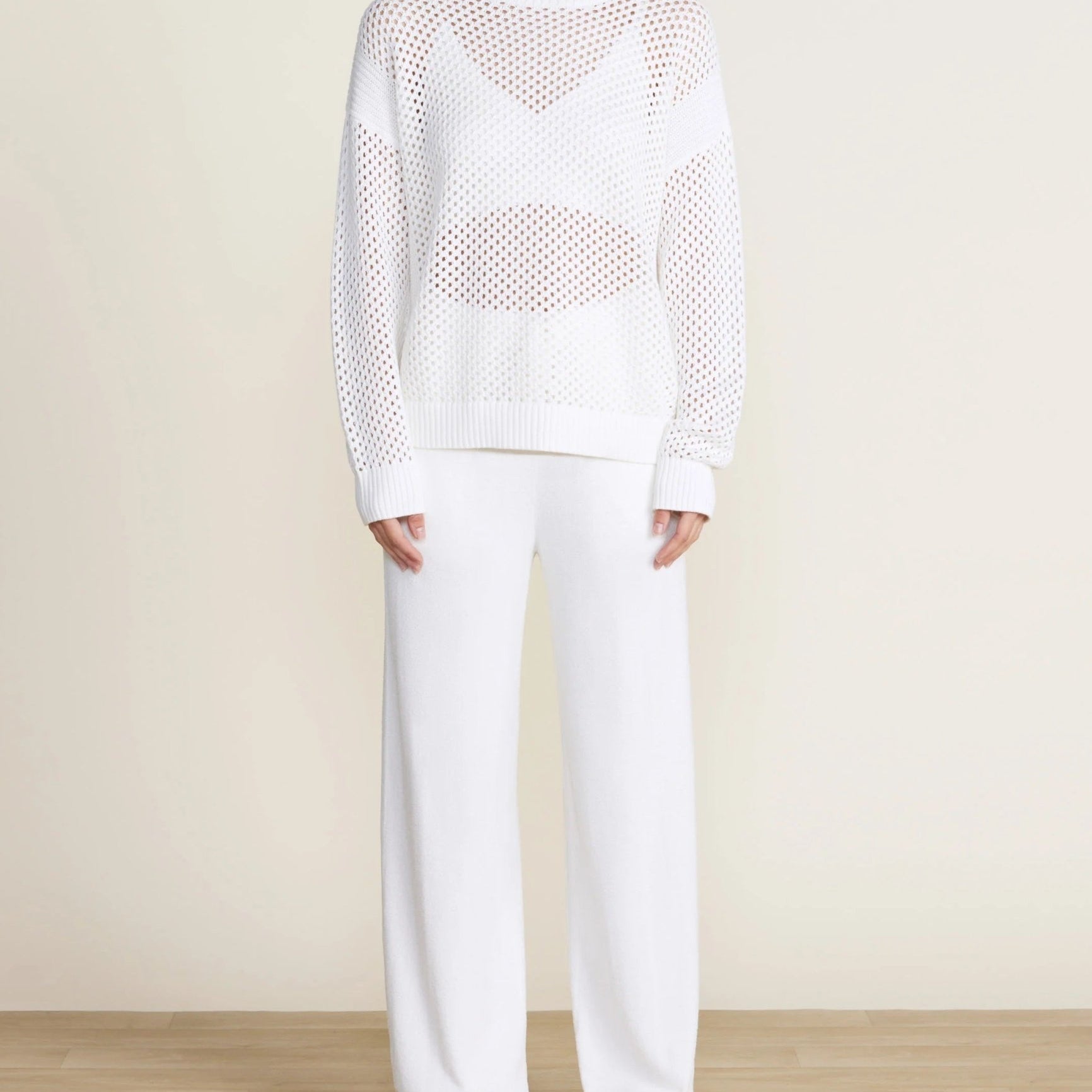 Pearl Sunbleached Open Stich Pullover - Gaines Jewelers