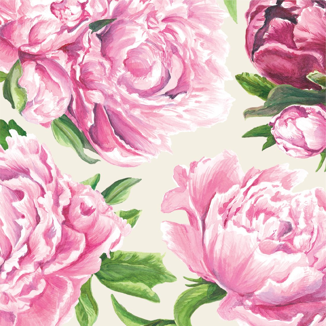 Peony Cocktail Napkins - Gaines Jewelers