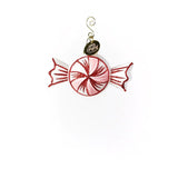 Peppermint Shaped Ornament - Gaines Jewelers