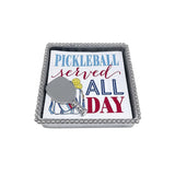 Pickle Ball Beaded Napkin Box Set - Gaines Jewelers