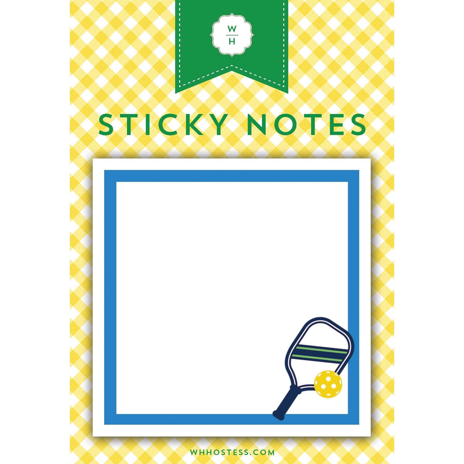 Pickleball Sticky Notes - Gaines Jewelers