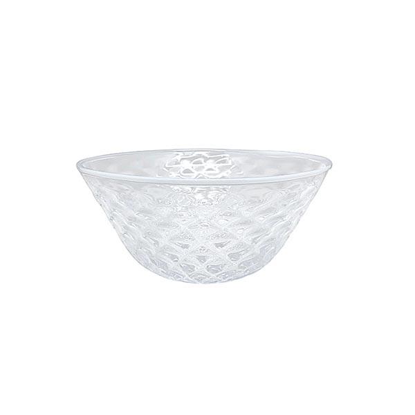Pineapple Texture Small Bowl White Rim - Gaines Jewelers