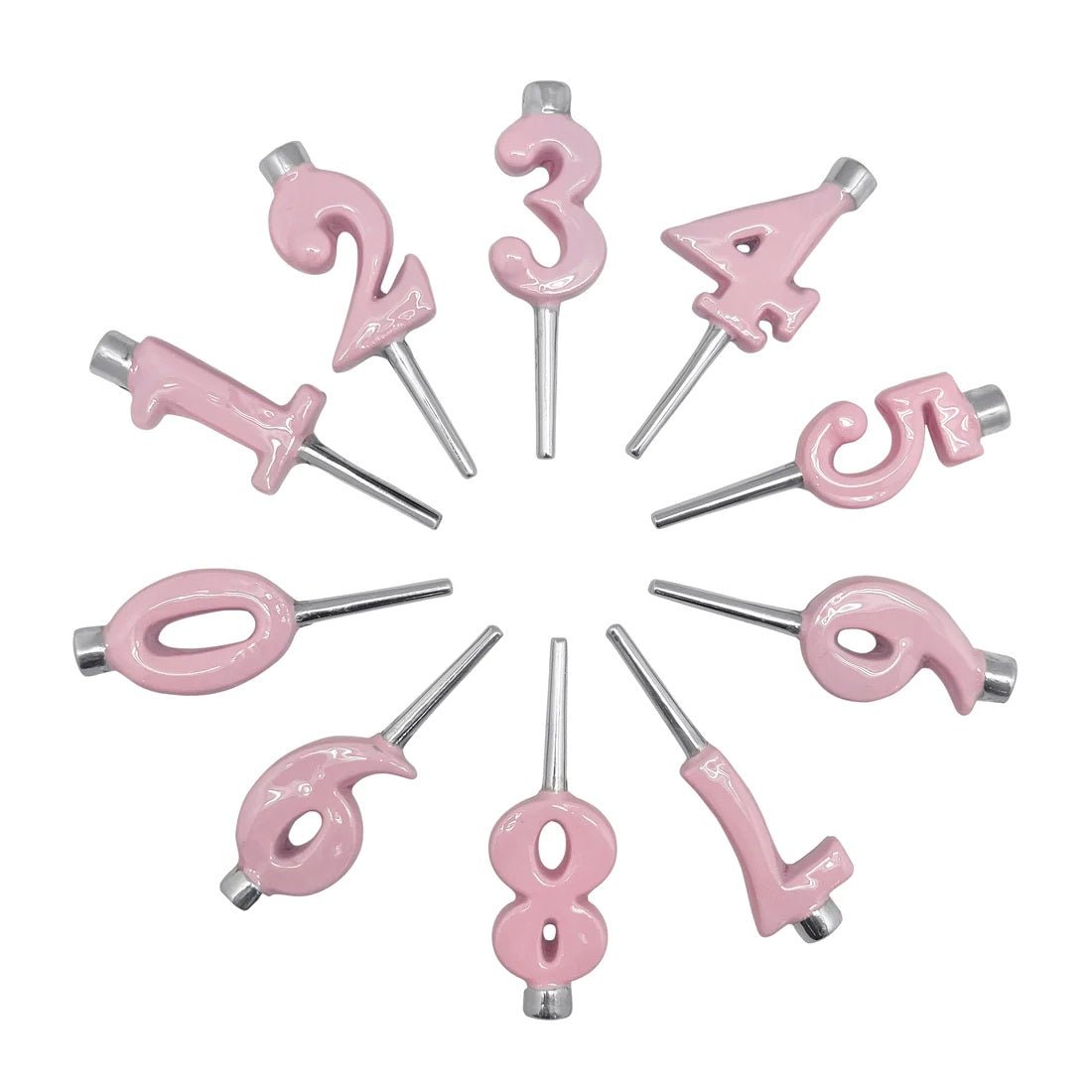 Pink Candle Holder Set - Gaines Jewelers