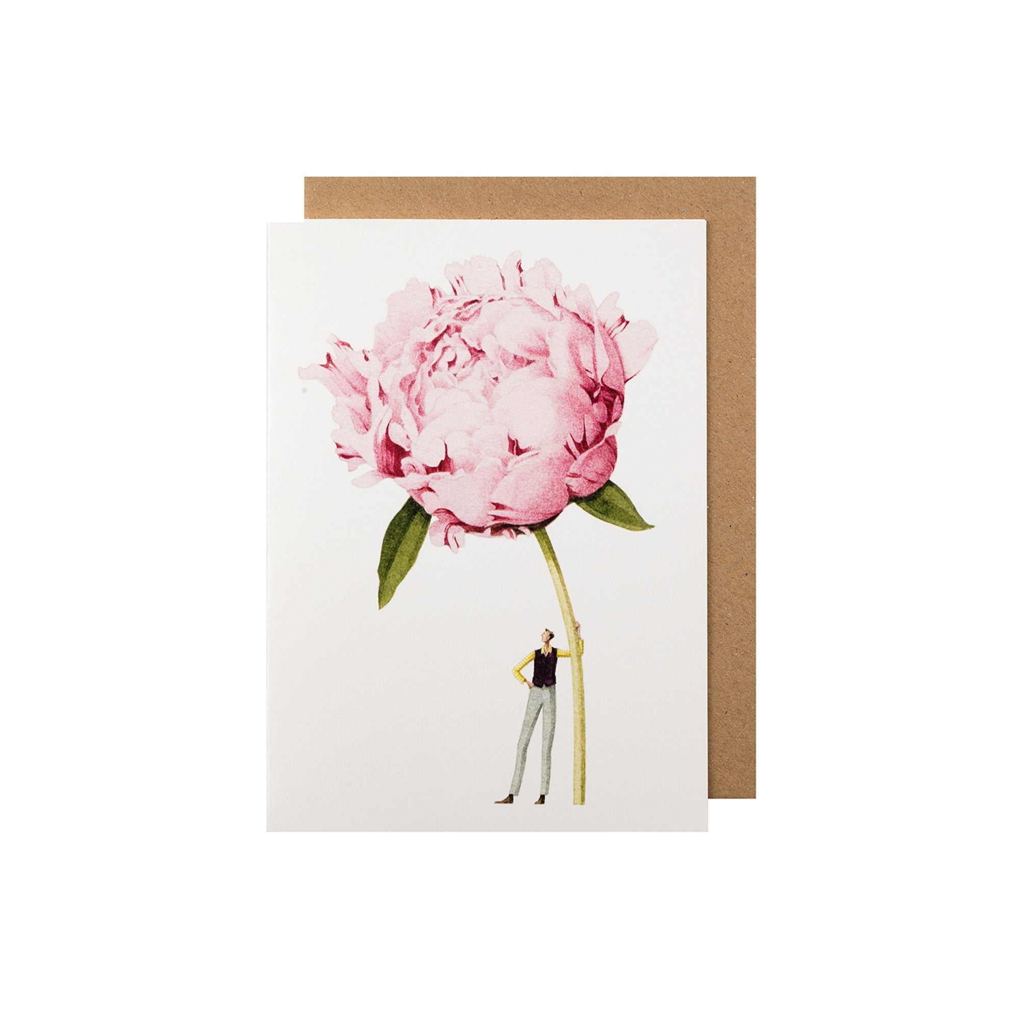 Pink Peony Card - Gaines Jewelers