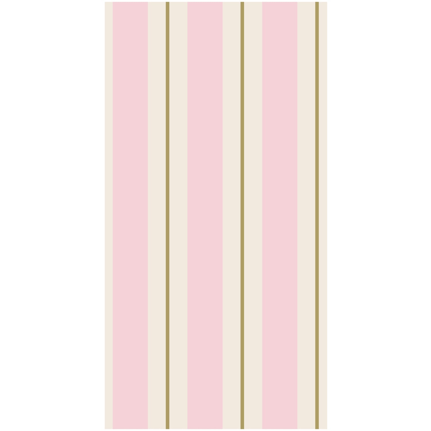 Pink&Gold Awning Stripe Guest Napkin S/16 - Gaines Jewelers