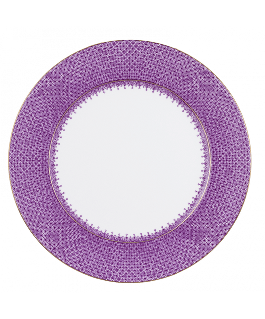 Plum Lace Service Plate - Gaines Jewelers