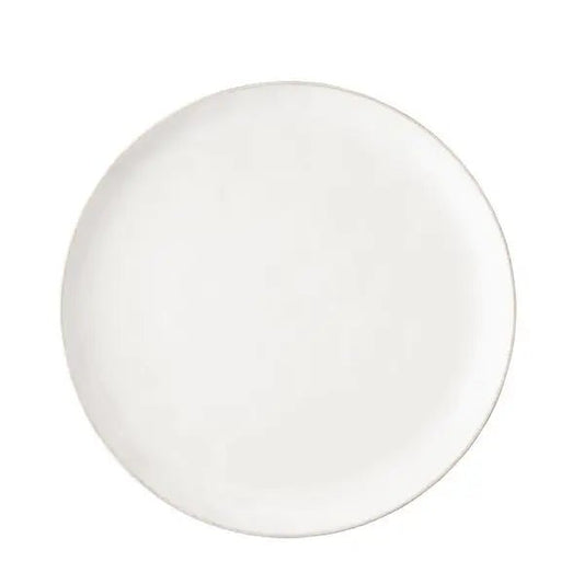 Puro Coupe Dinner Plate - Whitewash - Gaines Jewelers