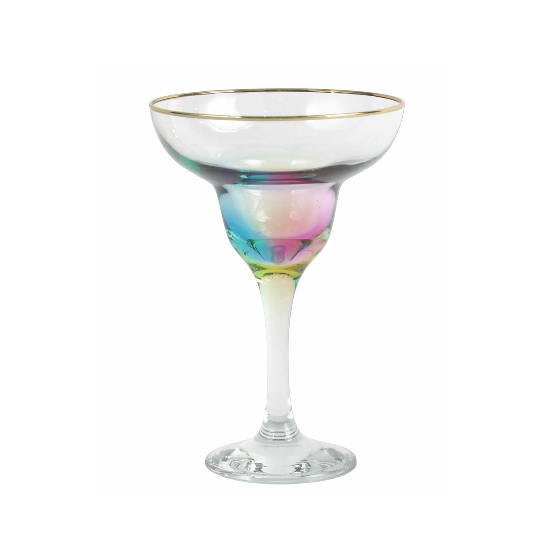 Rainbow Margarita Glass - Vietri - Gaines Jewelers