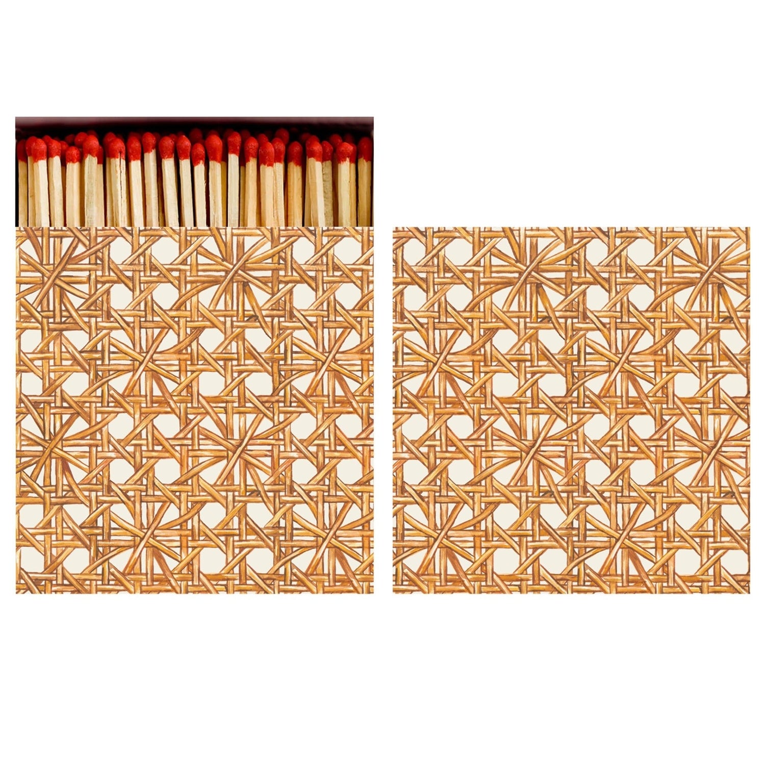 Rattan Weave Matches Box of 60 - Hester & Cook - Gaines Jewelers