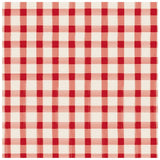 Red Painted Check Cocktail Napkin S/20 - Gaines Jewelers