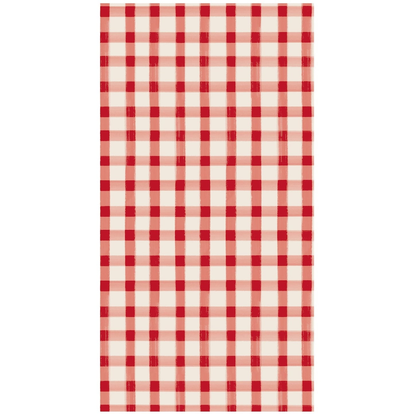 Red Painted Check Guest Napkin S/16 - Gaines Jewelers