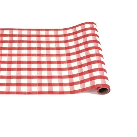 Red Painted Check Runner - Gaines Jewelers