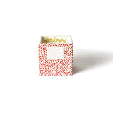 Red Small Dot Mini Nesting Cube Small - Gaines Jewelers