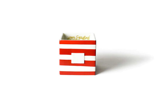 Red Stripe Mini Nesting Cube Medium - Gaines Jewelers