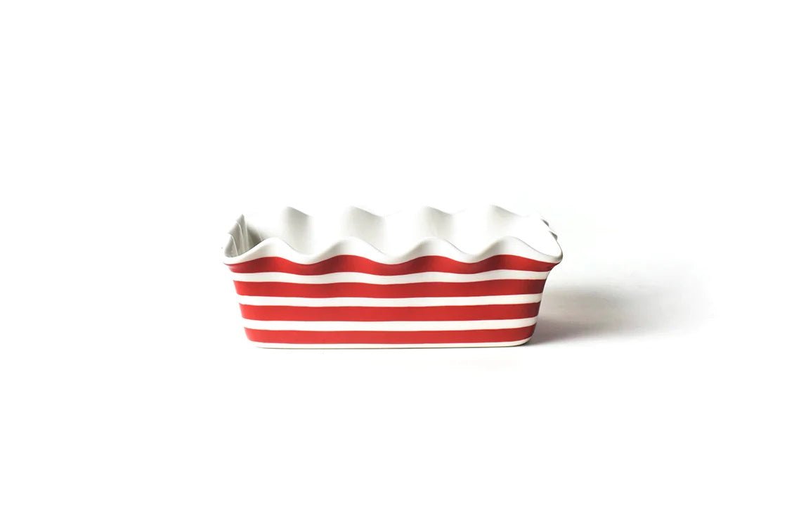 Red Stripe Ruffle Loaf Pan - Gaines Jewelers