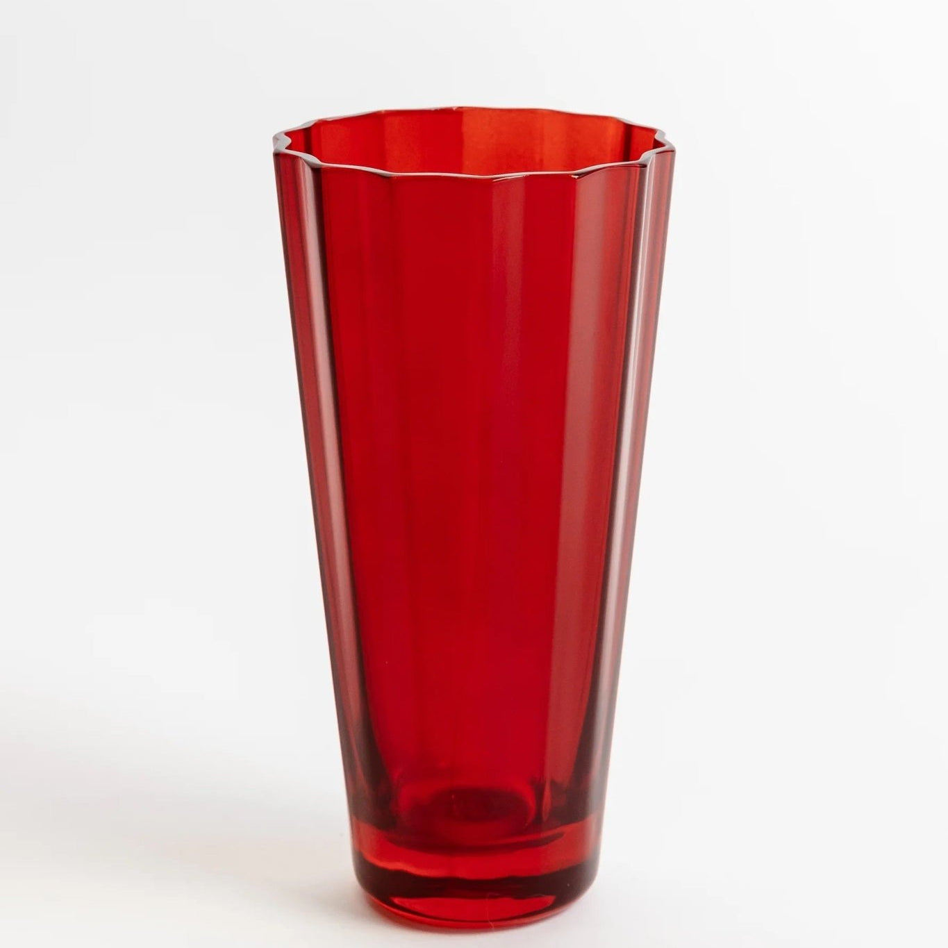 Red Sunday High Ball - Estelle Colored Glass - Gaines Jewelers