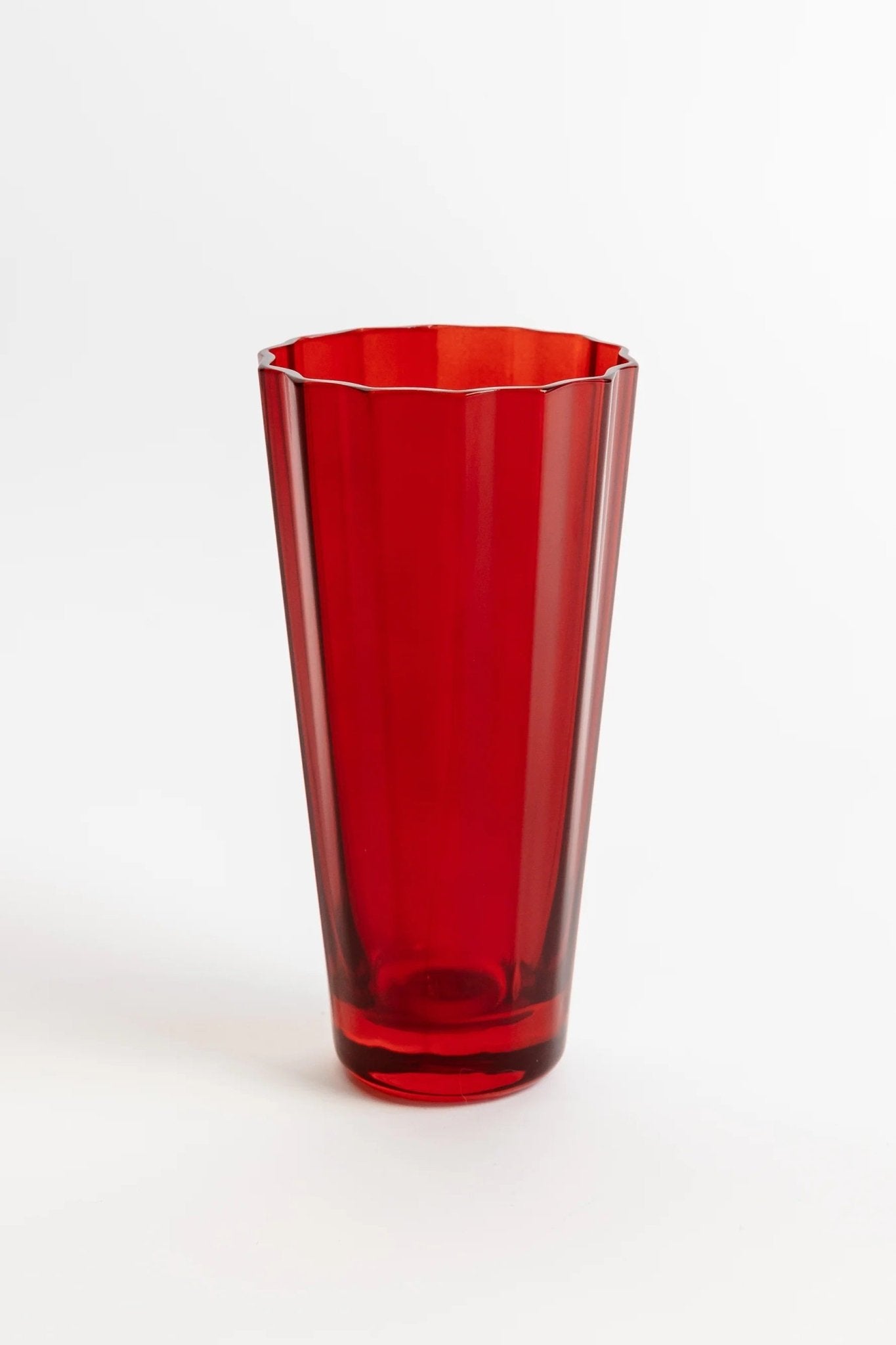 Red Sunday High Ball - Estelle Colored Glass - Gaines Jewelers