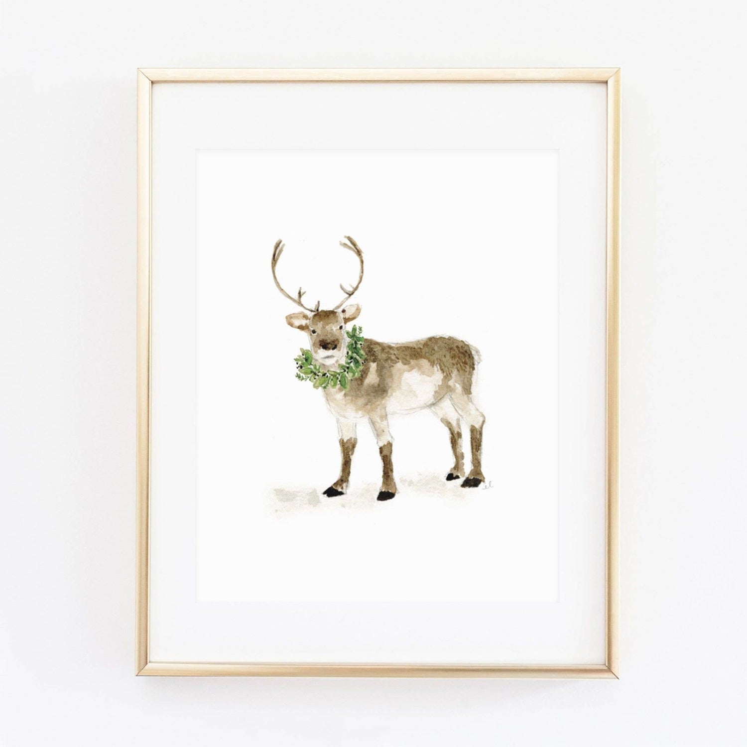 Reindeer Art Print - Gaines Jewelers