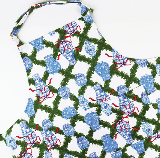 Reversible Holiday Aprons - Gaines Jewelers