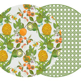 Reversible Round Wood Placemats - Gaines Jewelers